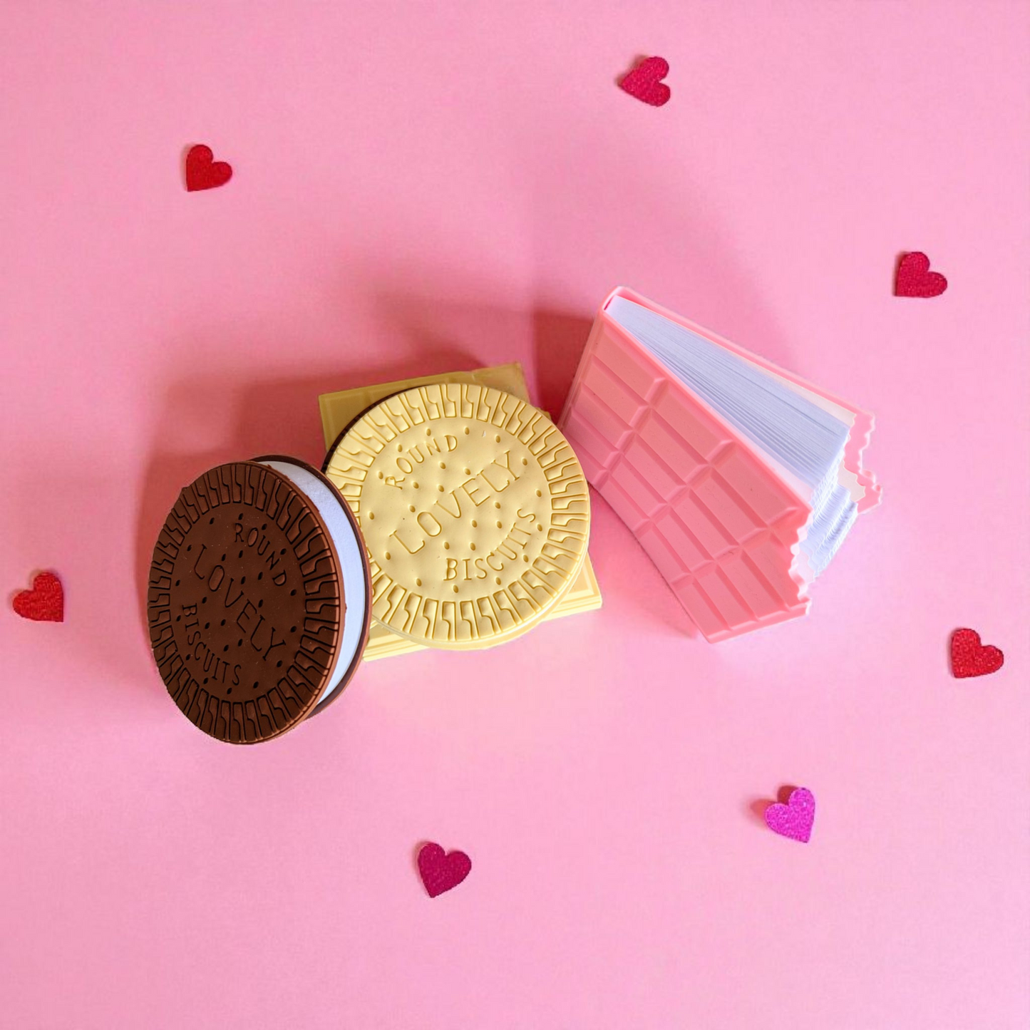 Cute Cookie & Chocolate Notebooks – 80 Pages