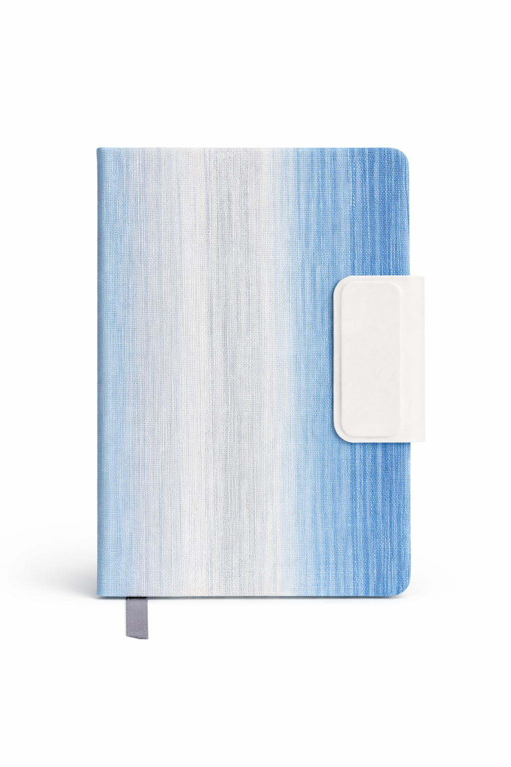 A5 Gradient Notebook with Magnetic Closure & Satin Ribbon Bookmark