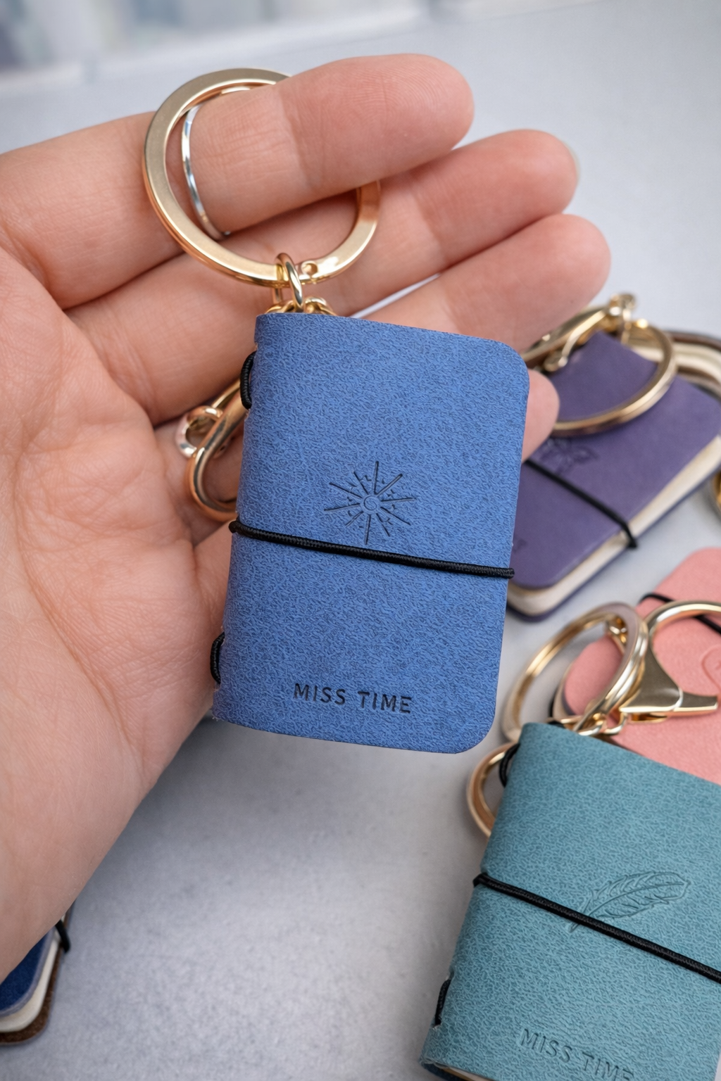 Mini Notebook Keychain Book Lover Gift